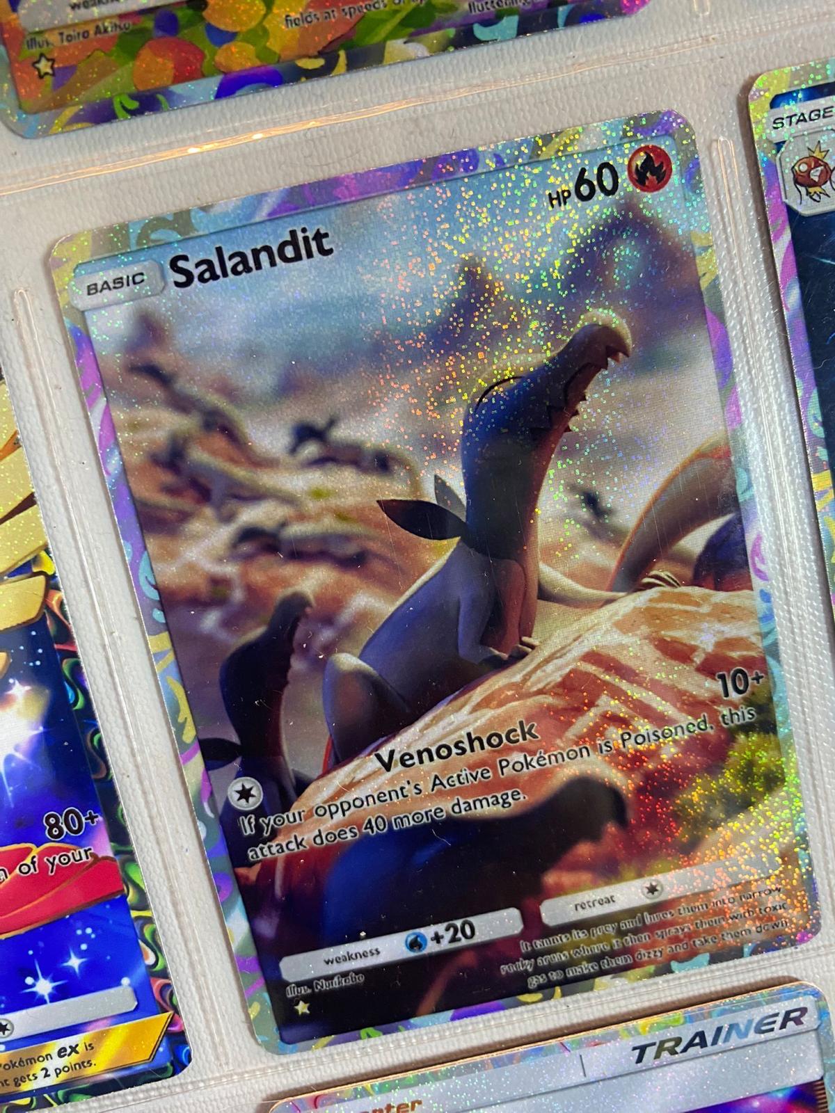 pokemon card salandit and Salazzle Lot - 18 Cards reveal it Salandit Card Prices & Value