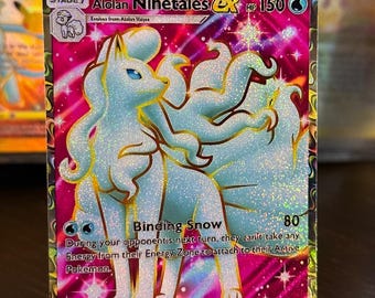 Arte de fã do cartão Ninetales de Alola