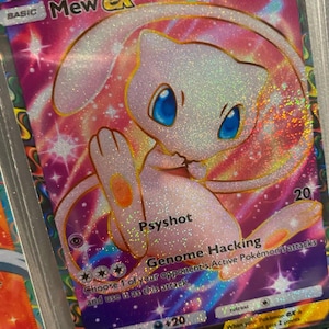 Mew ex pocket app tcg hoge kwaliteit proxy Pokemon kaart aangepast alternatief volledige kunst genetische apex mythische eilandset