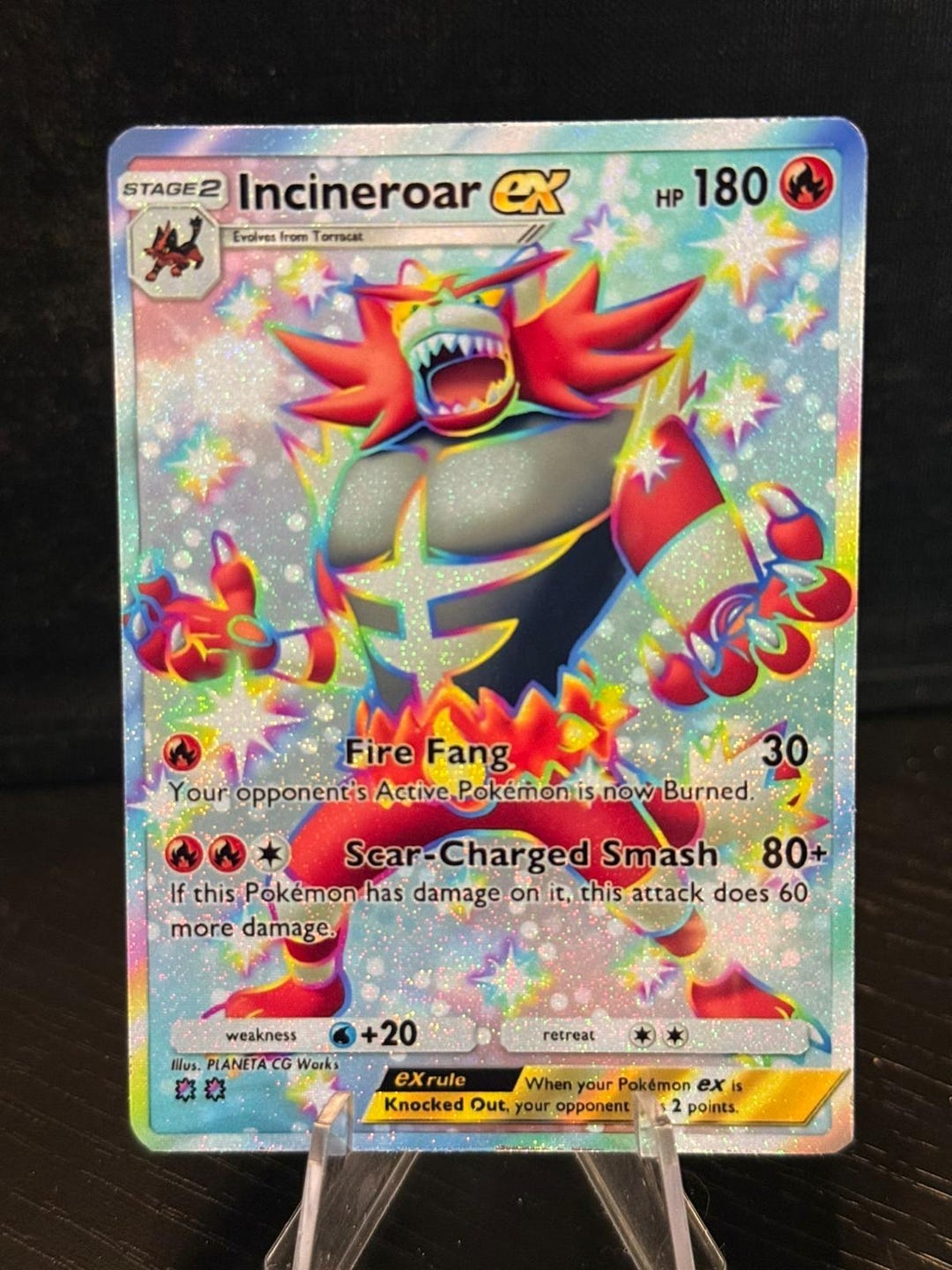 Incineroar Card Fan Art - Etsy