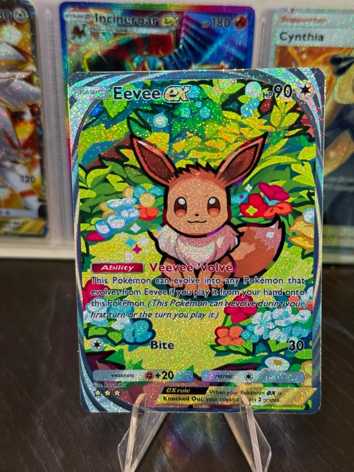 pokemon card eevee full art Eevee Card Fan Art