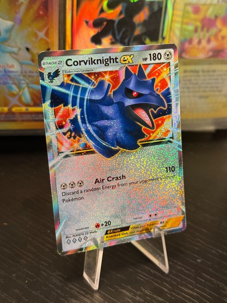 Corviknight Ex Card Fan Art - Etsy