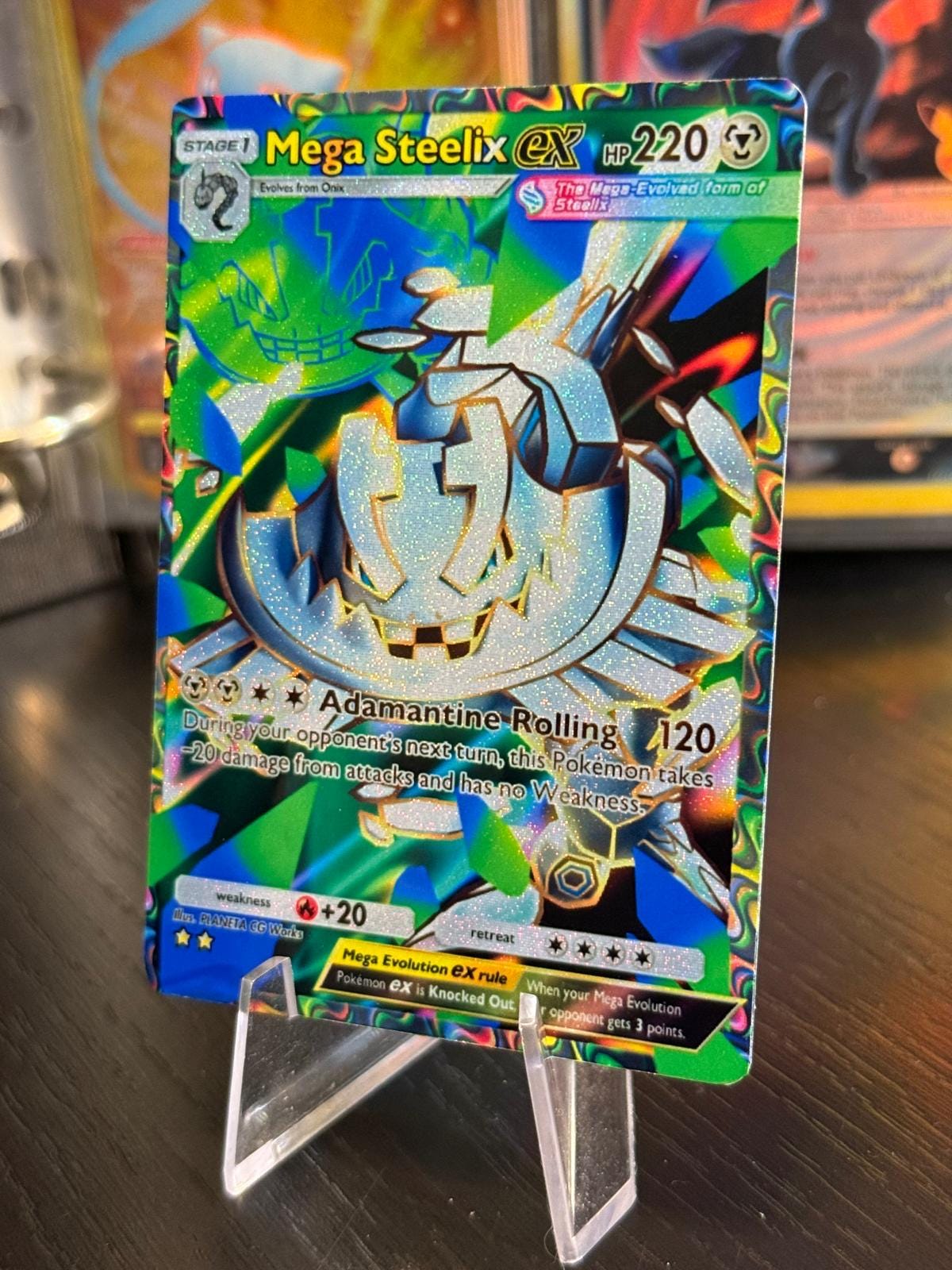 Mega Steelix Card Fan Art - Etsy
