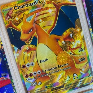 Charizard Ex Pocket App TCG Hochwertige Proxy Pokemon Karte benutzerdefinierte Alternative Full Art Genetic Apex Mythical Island Set
