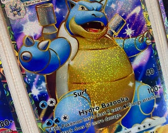 英語版初期 Blastoise 1st Edition Shadowless 1999 Blastoise 1st Edition Shadowless Holographic Proxy Card