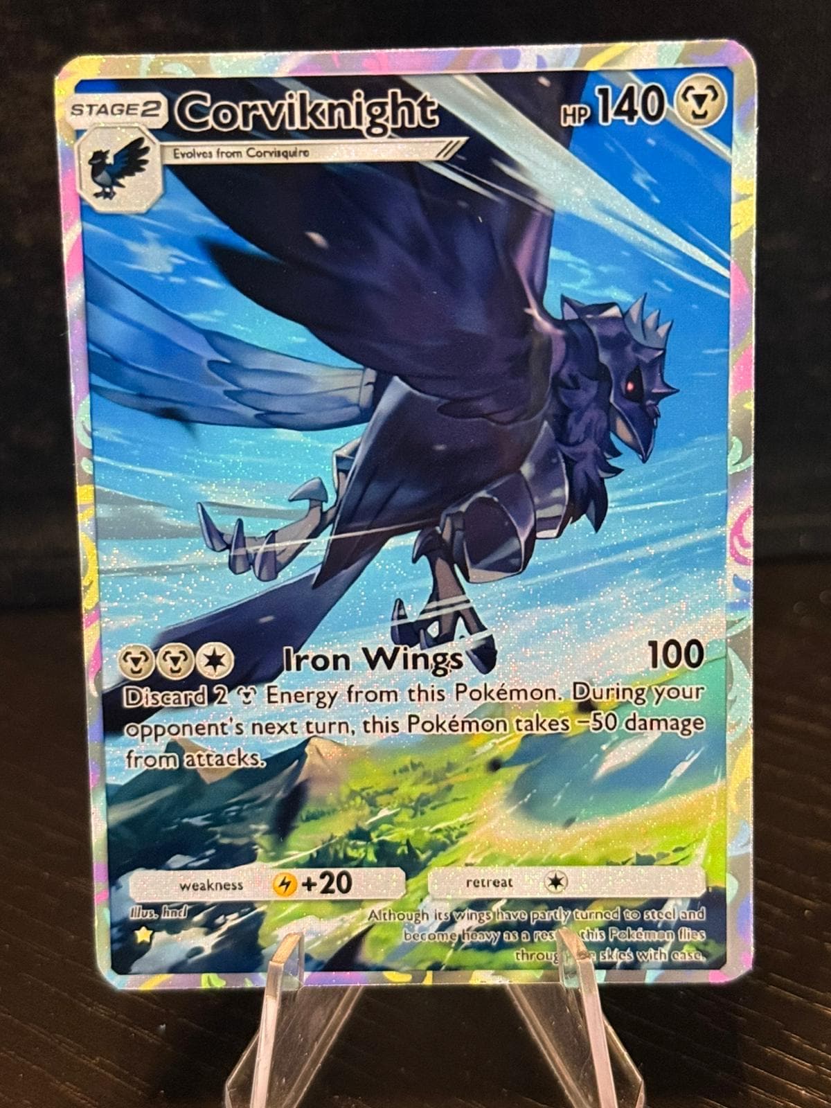 Corviknight Card Fan Art - Etsy Israel Corviknight Card Fan Art - Etsy Israel