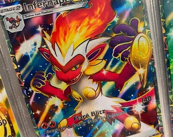 Arte de fan de la tarjeta Infernape brillante