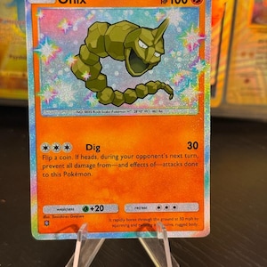 shiny onix pokemon card [1F] Crush (20x) Flip a coin for each Energy attached to Onix Onix | EX Team Rocket