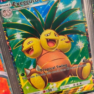Exeggutor Ex-Promo-Taschen-App TCG hochwertige Proxy-Pokemon-Karte benutzerdefinierte Alternative genetischer Apex triumphierend Licht Raum Zeit Smackdown