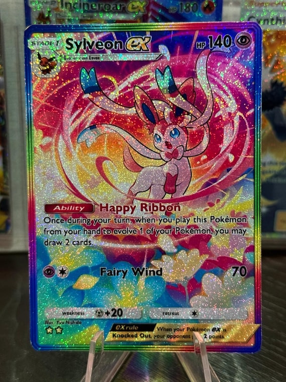 pokemon card sylveon Sylveon VMAX #212 - Evolving Skies main image 1