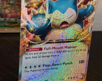 Arte de fan de la tarjeta de Snorlax