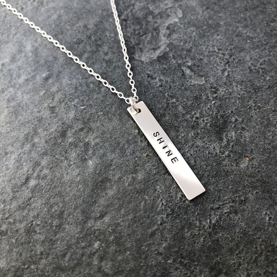 Sterling Silver Personalized Necklace