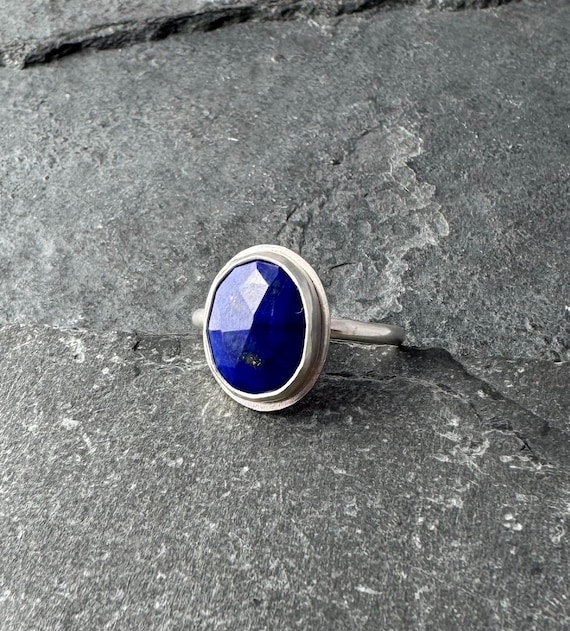 Lapis Lazuli and Sterling Silver Ring