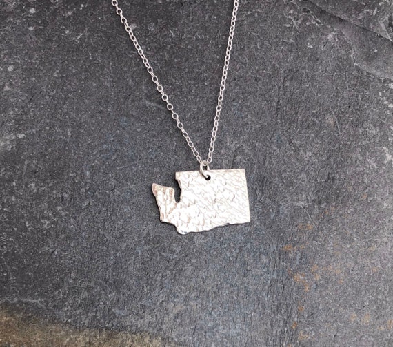 Washington State Sterling Silver Necklace
