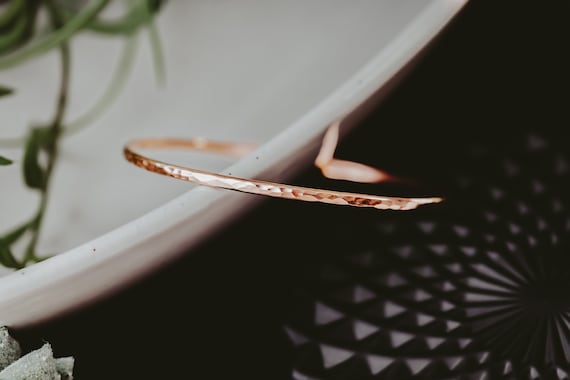 Rose Gold Filled Stacking Cuff Bracelet