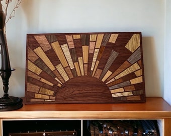Majestic Sunrise Wood Wall Hanging