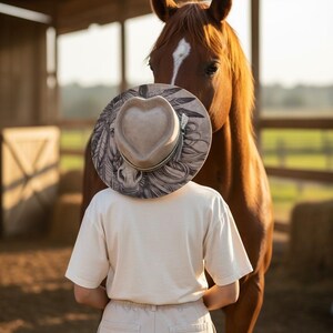 cowgirl style wide brim hat for women rustic western fashion
