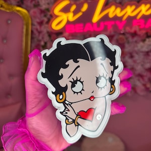 Lash Tile, Betty Boop Lash Tile , Lash Tech Gifts, eyelash extension tile, lash pallet,  acrylic lash tile, Nail Tile