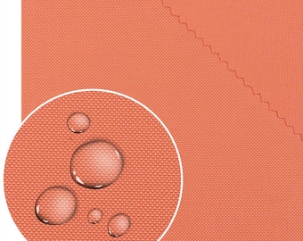 Zalm waterdichte stof Oxford 200 g, PU-coating voor terrasmeubilair, hoezen, luifel, ligstoelen, zitkussens, rugzakken, tassen op maat gesneden