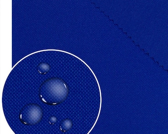 Royal Blue Waterproof Oxford Fabric 200g, PU coating – Great for covers, bags, garden curtains, awnings, deckchairs & outdoor cushions