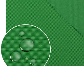 Green Waterproof Oxford Fabric 200g, PU coating – Garden fabric ideal for covers, bags, garden curtains, awnings & outdoor cushions, DYI