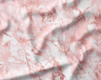 Elegant Pink Marble Pattern on Cotton Fabric by the Yard - Sophisticated Design for Quilting, Sewing, and Home Decor Projects