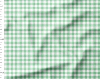 グリーン ギンガム チェック プラッド - スモール チェック - 綿 100