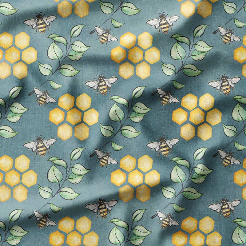 Honey Bee Fabric - Etsy