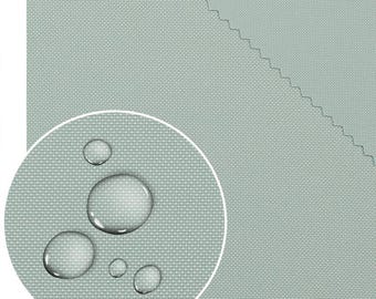 Tejido Oxford impermeable Light Sage de 200 g, revestimiento de PU para muebles de exterior, cubiertas, velas de sombra, tumbonas, cortavientos, bolsos, mochilas