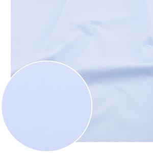 Ljusblått bomullstyg, enfärgat 100 % bomull, tuskaft, 120 g/m² | Tyg per meter/meter för gardiner, quilts, hobbysömnad