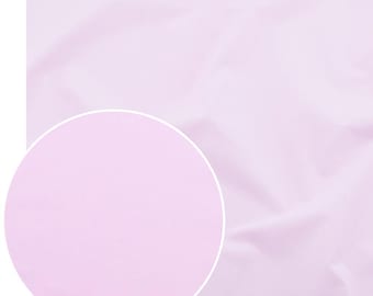 Tessuto di cotone rosa chiaro – 100% cotone a trama semplice, 120 g/m²/iarda/metro, per cucito per neonati, trapunte, tende, artigianato