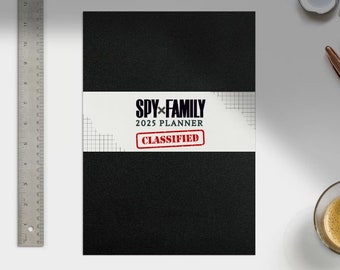 Spy X Family Daily Digital 2025 Planner Anime Students Professionals Cute Kids PDF Anime Diary Printable Notes Calendar Hyperlinked School