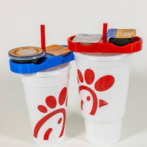 Cup Top Fast Food Sauce Halter für Auto. Chickfila Zaxbys QT Generika