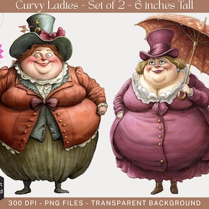 24 ancianas divertidas y curvilíneas PNG 10 clipart abuela peculiar caricatura caprichosa anciana mayor diario scrapbooking efímera uso comercial