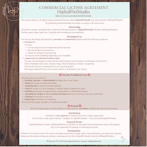 Licencia comercial ilimitada: DigitalPixiStudio / ABDigitalDStudio (Descarga digital)