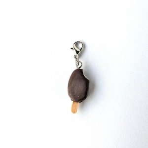 Mini Ice Cream Charm Pendant, 1 pc. – Handmade from Polymer Clay