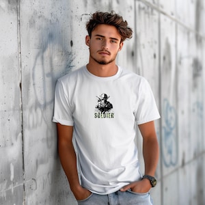 SOLDIER Comfort Colors Relaxed Fit, Unisex, 100% Cotton Pre-Shrunk T-Shirt!