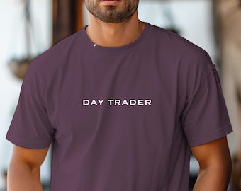 DAY TRADER Comfort Colors entspannte Passform, Unisex, vorgeschrumpftes, stückgefärbtes T-Shirt aus 100% Baumwolle!