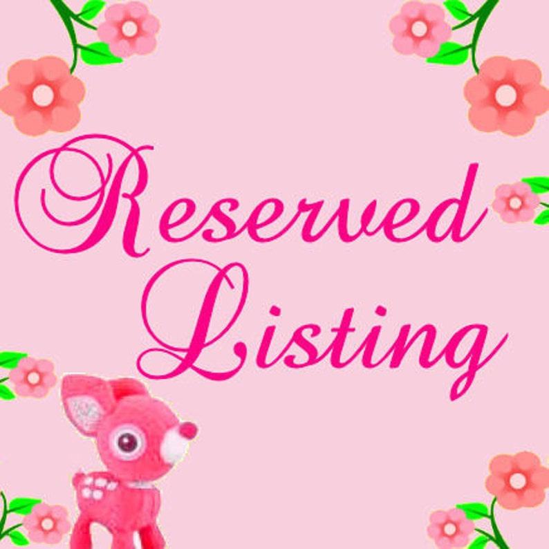 Reserved listing for Chrissa image 1