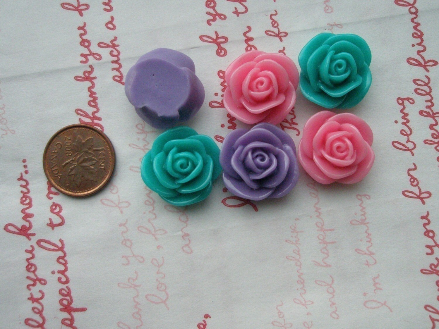 SALE Colors Beautiful Round Rose Cabochons 6pcs 19mm ME-1 MIX - Etsy