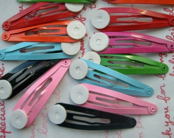 SALE PJH006 Hair clips with pad Barrettes 7 pairs MIX