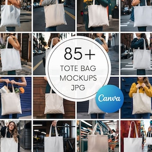Canva 85 トートバッグ モックアップ バンドル オーガニックコットンバッグ サンド＆ホワイトキャンバスバッグ フラットレイ ガーリーボヘミアントートバッグ モックアップ Printify トートバッグ Canva