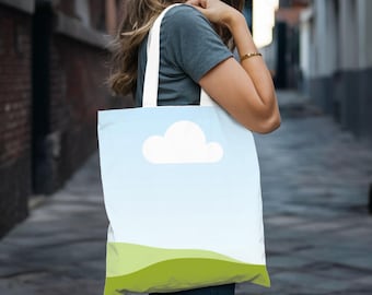 Cotton Canvas Tote Bag Mockup: Editable Canva & Photoshop (Digital Download)