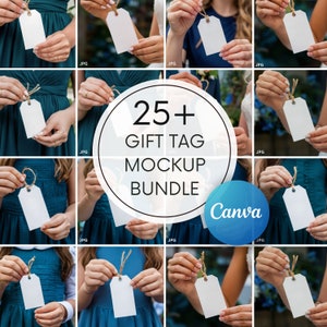 25 Editable Gift Card Mockup Bundle Versatile Editable Mockup Designs for Canva Full Wrap Mockup Drag & Drop PNG + JPG Digital Download