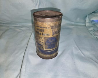 Vintage Pabst Blue Ribbon mini bank