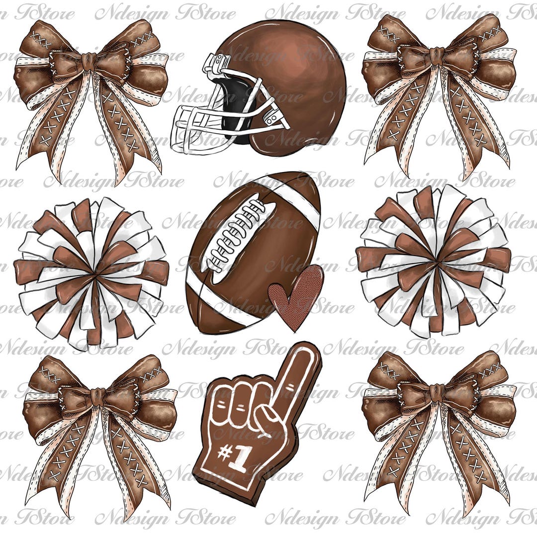 Football Doodle Cheer Design Png, Fall Football Png, Sports Mom Png ...