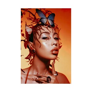 Kali Uchis - Red Moon In Venus Premium Matte Vertical Poster, Gift