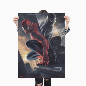 Plakat Spiderman 3 / Premium Matte pionowy plakat, prezent
