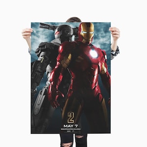 Iron Man 2 Poster / Premium Matte vertikal, Geschenk