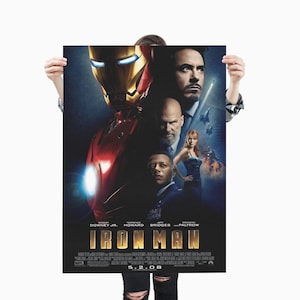 Iron Man Poster / Premium Matte vertikal, Geschenk